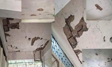 তিতুমীরের পুরাতন বিজ্ঞান ভবন সংস্কারে নেই অগ্রগতি, ঝুঁকিপূর্ণ ভবনেই চলছে ক্লাস-পরীক্ষা 