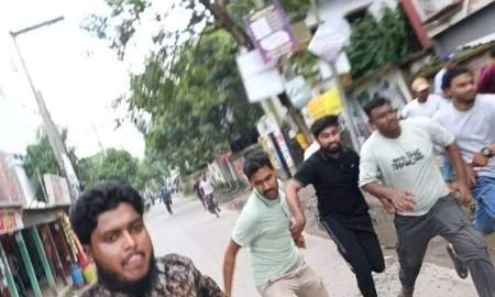ছাত্রদলের ধাওয়া খেয়ে থানায় আশ্রয় নিল ছাত্রশিবিরের নেতাকর্মীরা