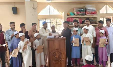 খালেদা জিয়ার জন্মবার্ষিকীতে কুবি ছাত্রদলের দোয়া, এতিম শিক্ষার্থীদের শিক্ষাসামগ্রী প্রদান