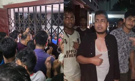 অবরুদ্ধ প্রাধ্যক্ষকে নিয়ে গেল ছাত্রদল, সংঘর্ষে হল ভিপি-জিএসসহ আহত ৬
