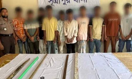 মাদক সেবনে বাধা দেওয়ায় পোশাককর্মীকে কুপিয়ে হত্যা, গ্রেপ্তার ১০