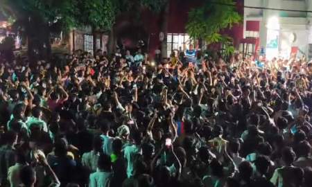 নবীনদের স্বাগত জানিয়ে ঢাবিতে ছাত্রদলের মিছিল