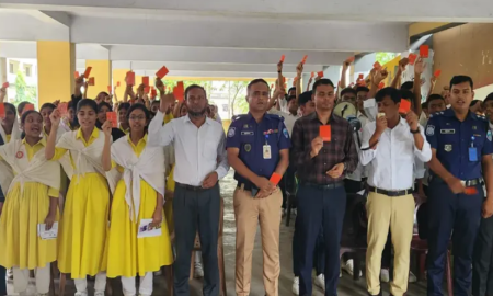 মাদক ও মোবাইল আসক্তিকে লালকার্ড দেখাল শিক্ষার্থীরা