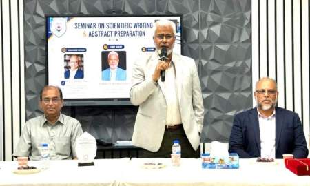 বিএমইউর অনকোলজি বিভাগে বৈজ্ঞানিক প্রবন্ধ ও অ্যাবস্ট্রাক্ট লিখন শীর্ষক সেমিনার অনুষ্ঠিত