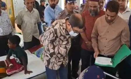 চরভদ্রাসন স্বাস্থ্য কমপ্লেক্সে আকস্মিক উপস্থিত স্বাস্থ্যমন্ত্রী, একজনের বিরুদ্ধে ব্যবস্থা গ্রহণের নির্দেশ