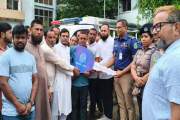 ঝিনাইগাতী থানায় নতুন পিকআপ ভ্যান, বাড়বে সীমান্তে পুলিশি তৎপ…
