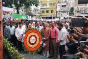 জুলাই গণঅভ্যুত্থান দিবসে ফরিদপুরে শহীদ স্মৃতিস্তম্ভে শ্রদ্ধা