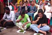 নিয়োগপত্রের দাবিতে সচিবালয়ের সামনে ঘাস খেলেন শিক্ষকপ্রার্থী…