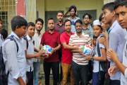 লক্ষ্মীপুরে স্কুল ছাত্রদের মাঝে ছাত্রদলের ক্রীড়া সামগ্রী বি…