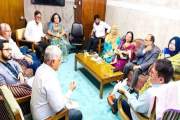 শিক্ষামন্ত্রীর সঙ্গে সাক্ষাৎ করেছেন ৭ কলেজের অধ্যক্ষরা