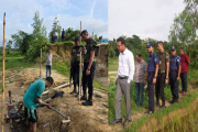 অবৈধ বালু উত্তোলন ও মজুদ করায় শ্যালু মেশিন ও পাইপ জব্দ