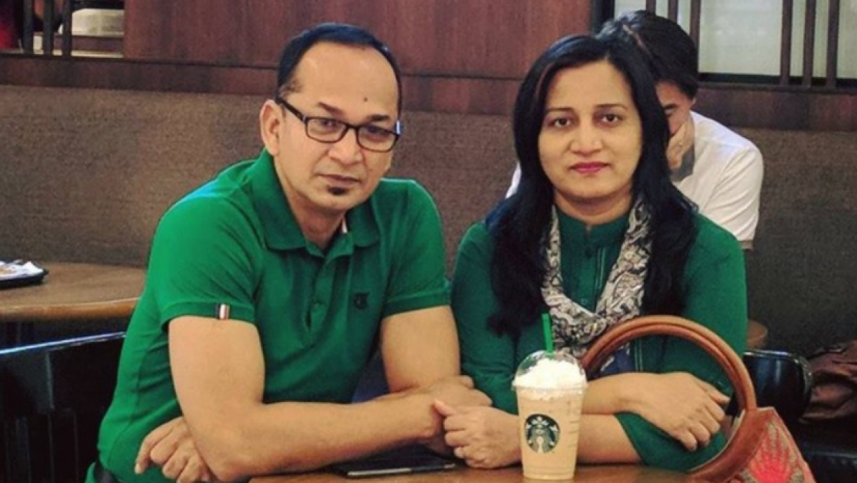 সৈয়দ আশফাকুল হক ও তার স্ত্রী তানিয়া খন্দকার