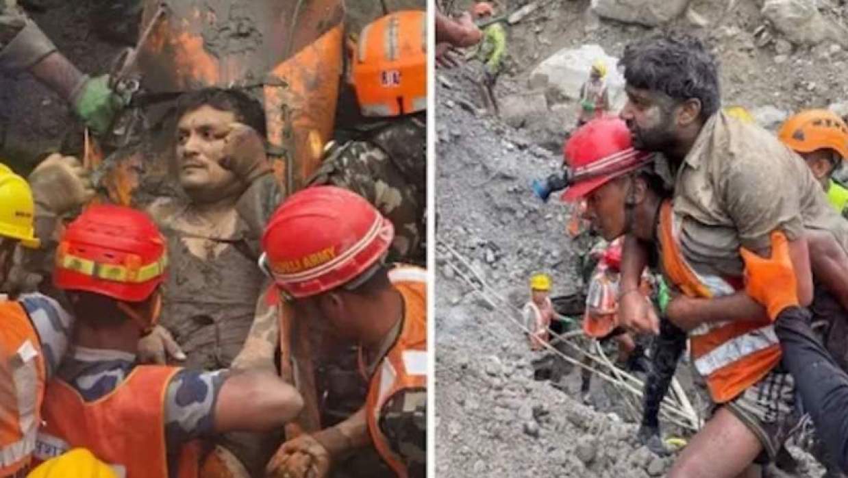  জীবিত উদ্ধার দুই শ্রমিক 