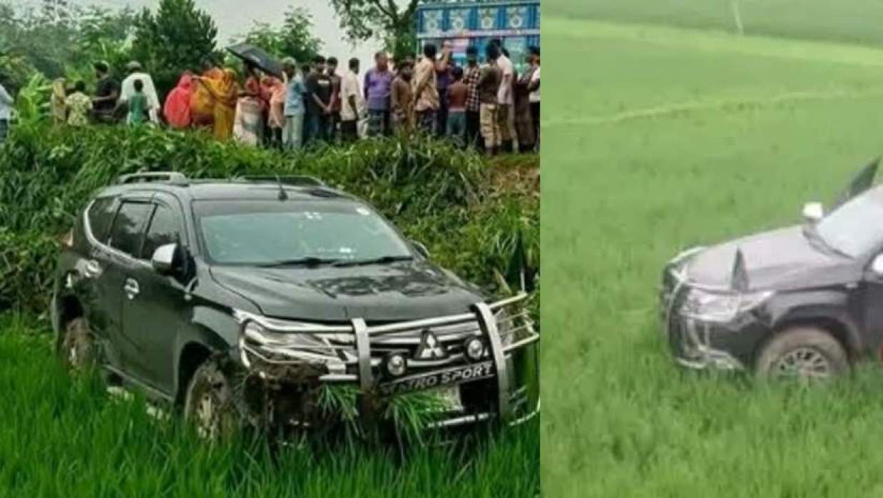 দুর্ঘটনার কবলে খাদ্য প্রতিমন্ত্রী আব্দুল বারীর গাড়ি