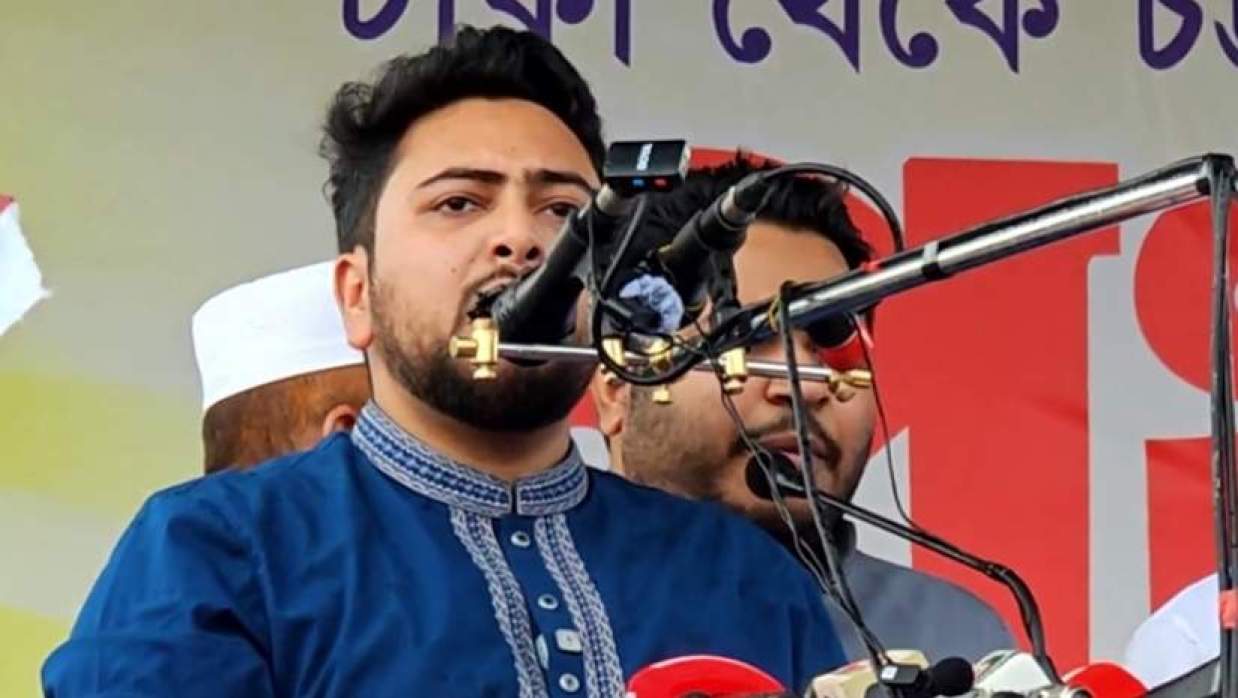 এনসিপির আহ্বায়ক নাহিদ ইসলাম 