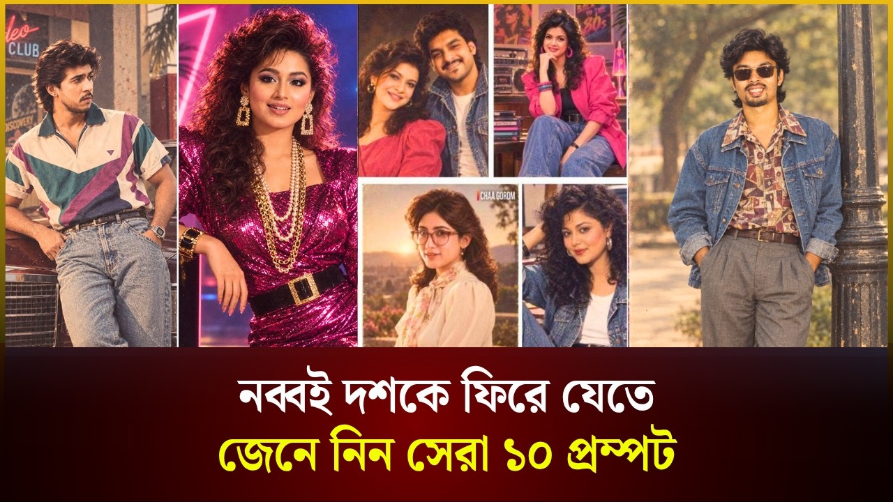  নব্বই দশকে ফিরে যেতে জেনে নিন সেরা ১০ প্রম্পট 