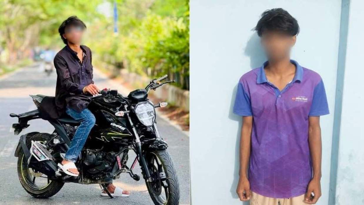 পুলিশের হাতে গ্রেপ্তার কিশোর