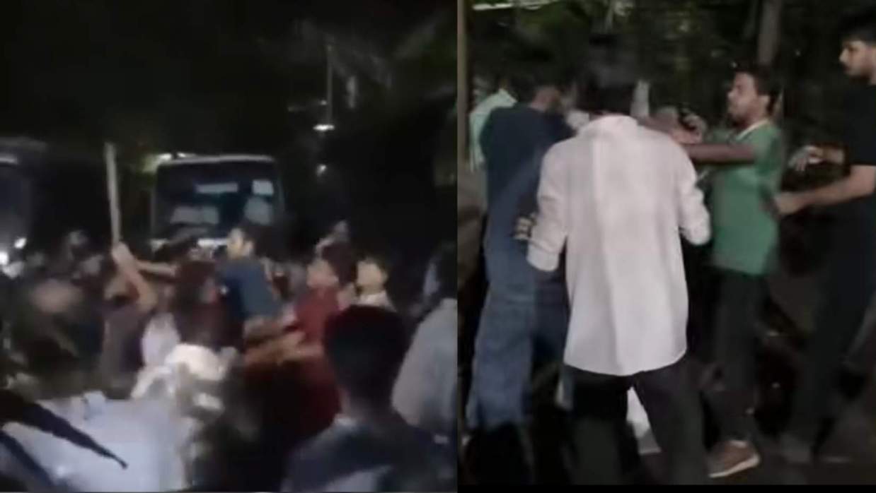 নবীনবরণ উপলক্ষ্যে আয়োজিত কনসার্টে হাতাহাতি