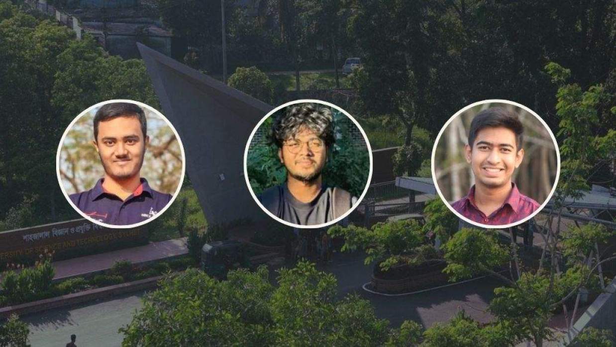 শান্ত বণিক, দীপাঞ্জন ঘোষ ও মুসআব আমীন