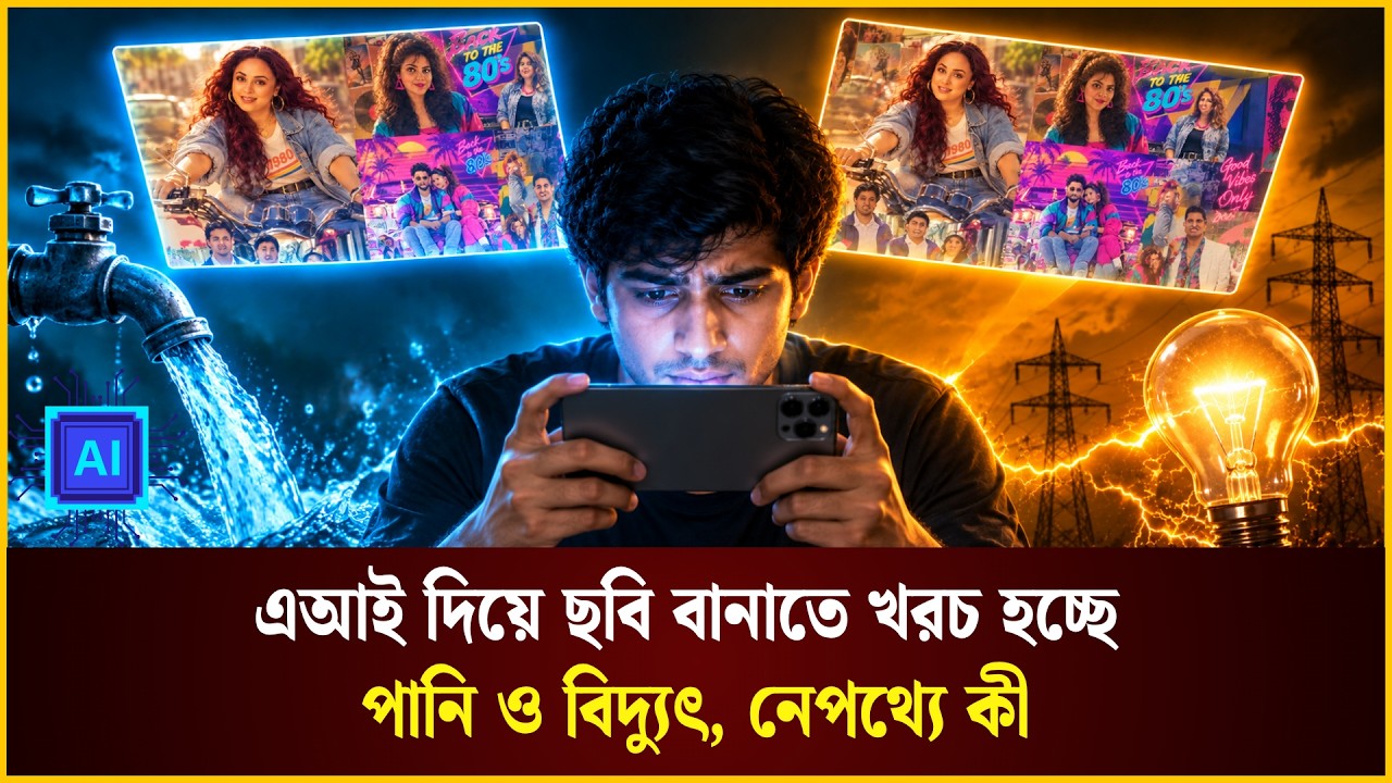  এআই দিয়ে ছবি বানাতে খরচ হচ্ছে পানি ও বিদ্যুৎ, নেপথ্যে কী