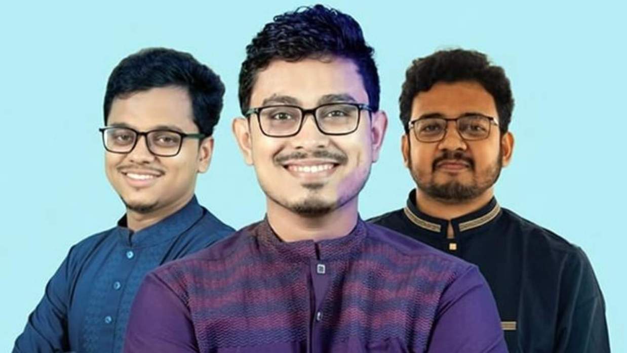 ডাকসু ভিপি আবু সাদিক কায়েম, জিএস এস এম ফরহাদ ও এজিএস মো. মহিউদ্দিন খান