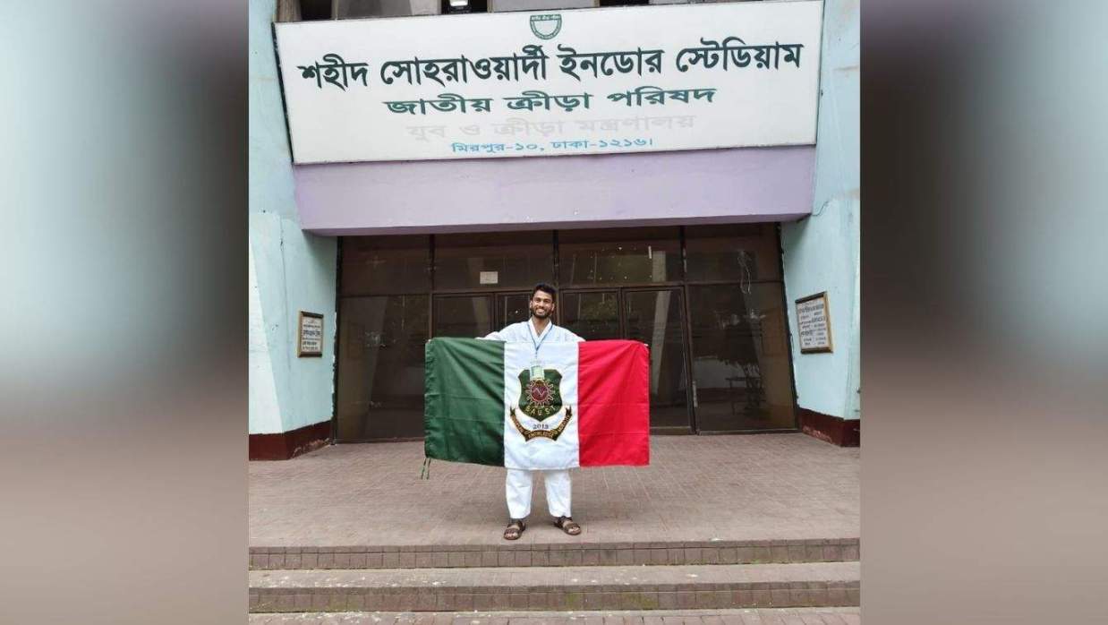জাতীয় পর্যায়ের কারাতে প্রতিযোগিতায় বিএইউএসটি শিক্ষার্থীর ব্রোঞ্জ পদক অর্জন