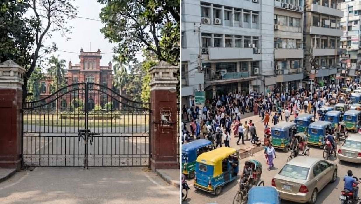দেশের স্কুল-কলেজ-মাদ্রাসা-বিশ্ববিদ্যালয় আজ বন্ধ। তবে খোলা ব্যাংক-বিমাসহ সরকারি অফিস