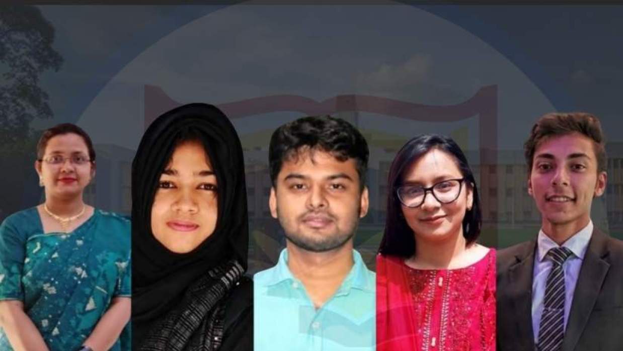 রাজশাহী বিশ্ববিদ্যালয়ের পাচঁ শিক্ষার্থী