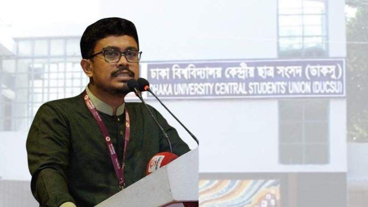 ডাকসু ভিপি সাদিক কায়েম।