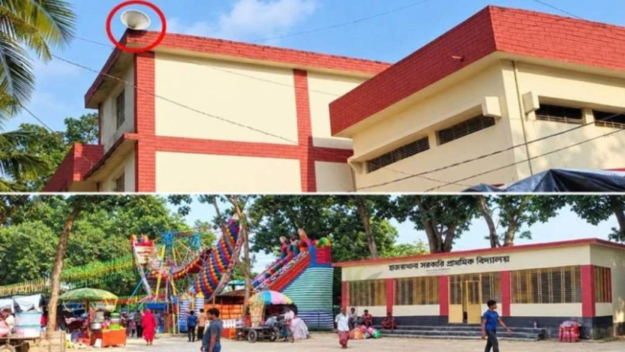 হাজরাখানা সরকারি প্রাথমিক বিদ্যালয় ও হাজরাখানা পীর বলুহ দেওয়ান দাখিল মাদ্রাসা মাঠে মেলা