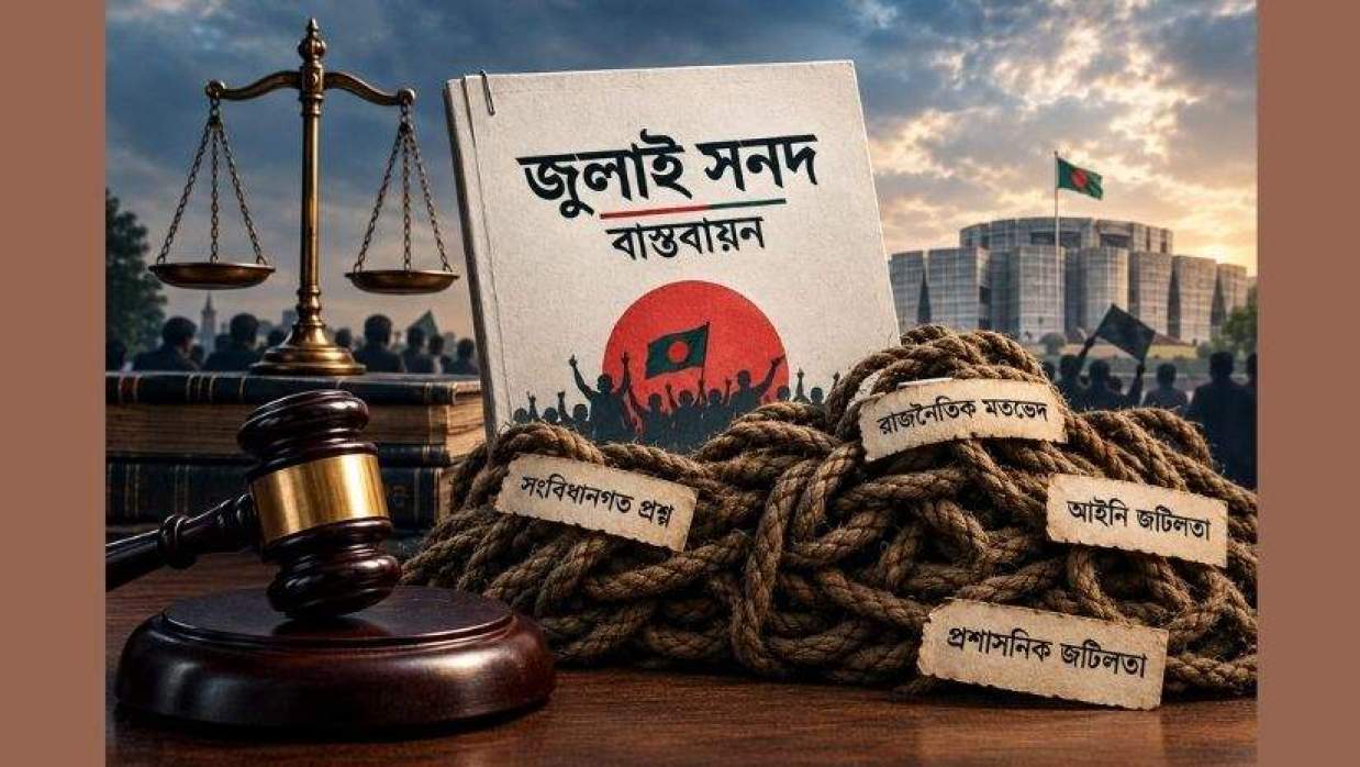 জুলাই সনদ বাস্তবায়নে আইনি জট, রাজনৈতিক কৌশলে আটকে সংস্কারের গতি