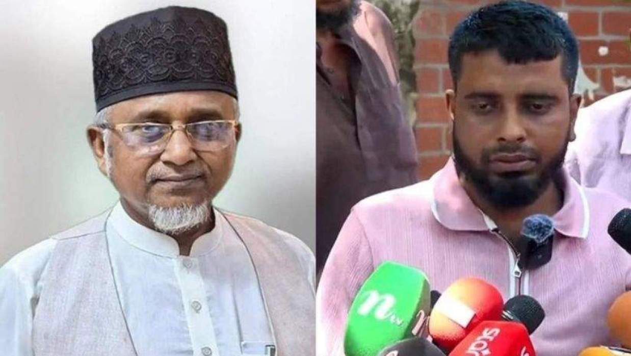 এমপি গাজী নজরুল ইসলাম ও দ্বিতীয় স্ত্রী মরিয়মের বাবা এস এম মাসুম বিল্লাহ