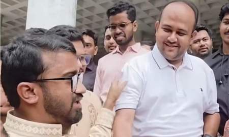২০১৯ সালের ডাকসু জিএস হয়ে ক্যাম্পাসে রাশেদ খাঁন, পরামর্শ দিলেন হামিমকে