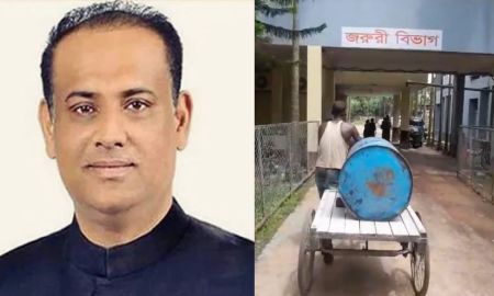 তেল সংকটে অচল হাসপাতালের জেনারেটর, তেল পাঠালেন সাবেক ভূমিমন্ত্রী 