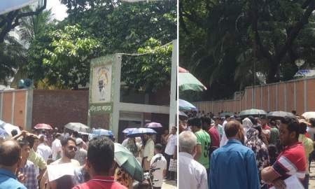 দ্বিতীয় দিনের মতো বিজ্ঞানের শিক্ষার্থীদের ভর্তি পরীক্ষা নিচ্ছে নটর ডেম কলেজ