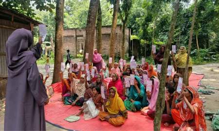 ক্যান্সার প্রতিরোধে নারীদের সচেতন করতে ইবি ক্যাপের উঠান বৈঠক