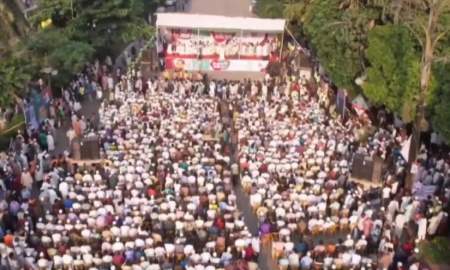 ১১ দলীয় ঐক্যের ঢাকা-রংপুর লংমার্চের উদ্বোধনী সমাবেশ শুরু