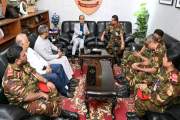 ঢাবি উপাচার্যের সঙ্গে বিএনসিসি প্রতিনিধিদলের সাক্ষাৎ
