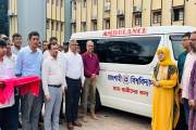 শিক্ষার্থীদের চিকিৎসাসেবায় ২টি আধুনিক অ্যাম্বুলেন্স দিল রাব…