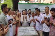 ‎জাবিতে রাস্তার উন্নয়ন কাজ ও দুই শহিদের নামে স্থাপনার উদ্বো…