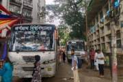 ‎জবির দ্বিতীয় গেট জুড়ে বাসের সারি, ভোগান্তিতে শিক্ষার্থীরা