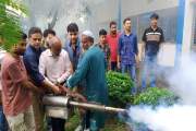 জাবিপ্রবিতে ডেঙ্গু ঠেকাতে ছাত্রদলের মশা নিধন কর্মসূচি