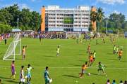 ফুটবলের মাঠেই স্বপ্নের পাঠশালা