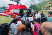 সড়ক দুর্ঘটনায় আহত রুয়েট শিক্ষার্থীকে এয়ার অ্যাম্বুলেন্সে নে…