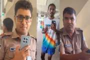 হাফ প্যান্ট পরায় অ্যাথলেট প্রশিক্ষককে মেট্রো স্টেশনে ঢুকতে …
