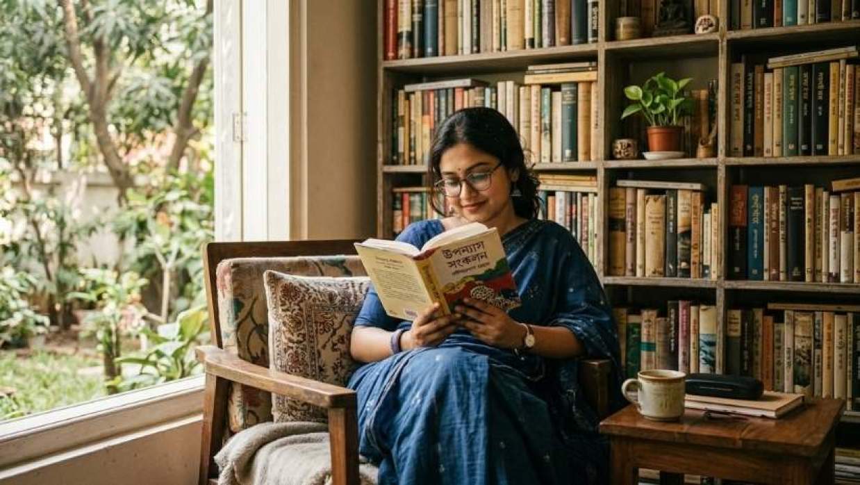 অবসরে অনেকের বই পড়ার অভ্যাস রয়েছে