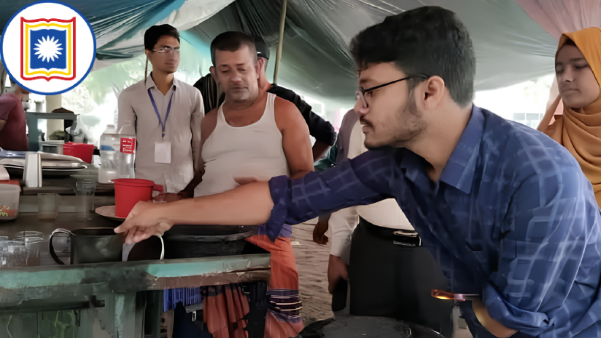 রাকসুর পরিবেশ ও সমাজকল্যাণ সম্পাদক আব্দুল্লাহ আল মাসুদ