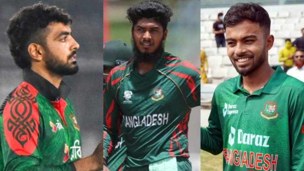 সাইফ হাসান, তাওহীদ হৃদয় ও রিশাদ হোসেন