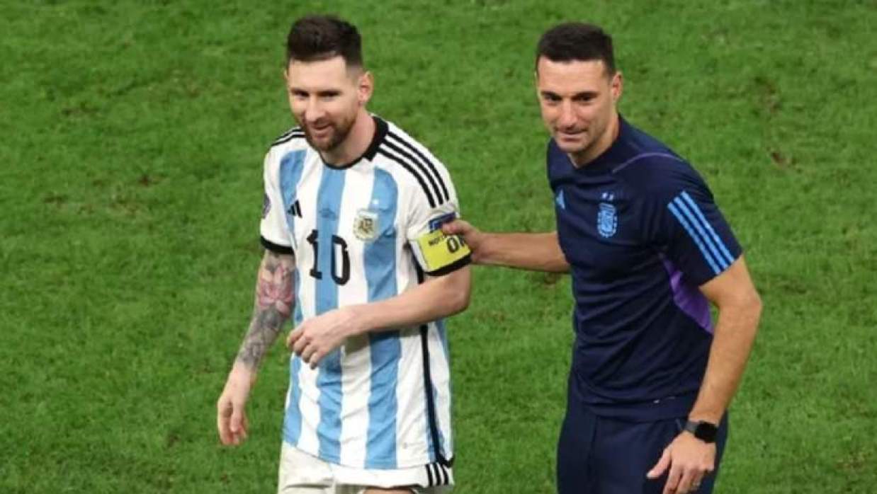 লিওনেল স্কালোনি ও লিওনেল মেসি