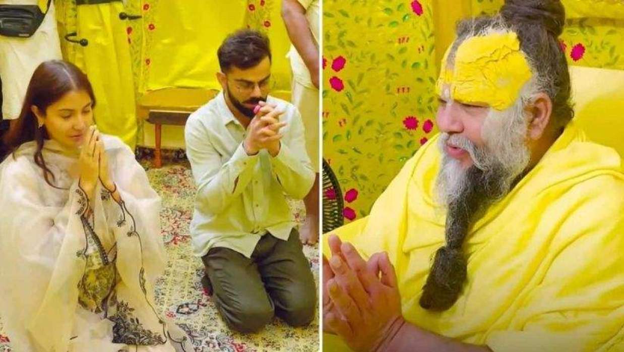 প্রেমানন্দ মহারাজের আশ্রমে কোহলি ও অনুষ্কা শর্মা 